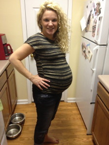 My pre-hospital picture! At the time, I thought this would be my last pregnancy photo...:) 